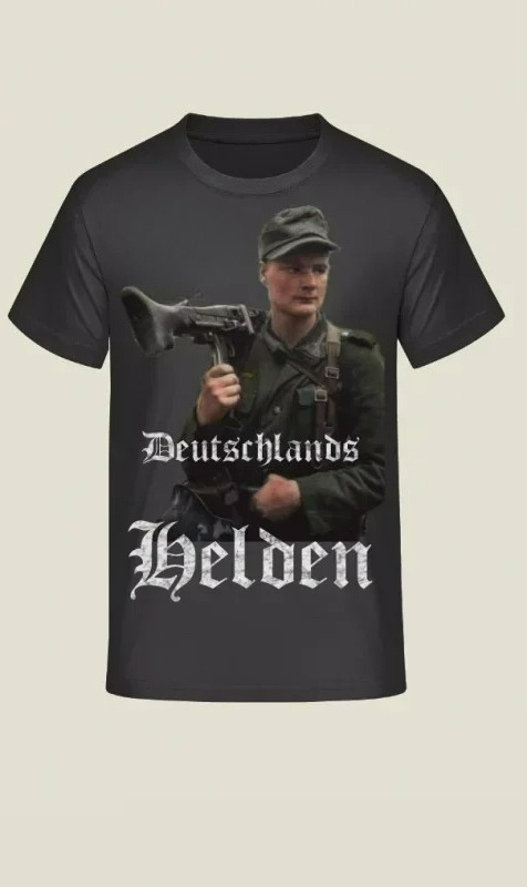 Plant Parent T Shirt - Футболка Wehrmacht Soldier Machine Gunner, 100%