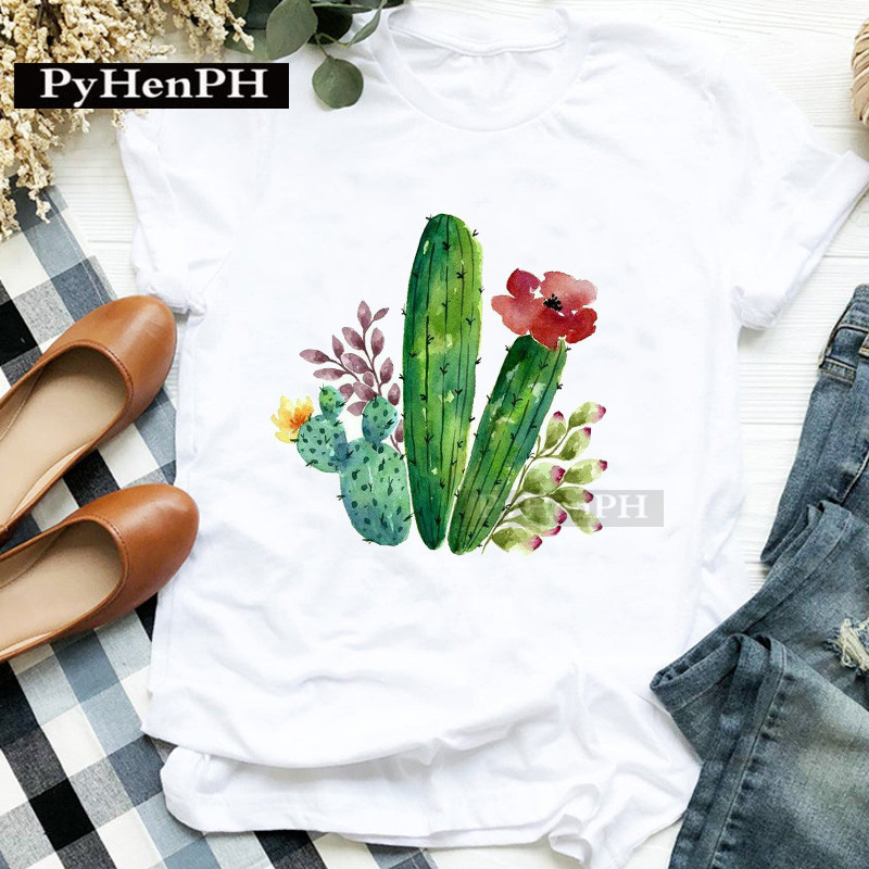 Модная женская футболка с прин – обзор и цена Plant Parent T Shirt